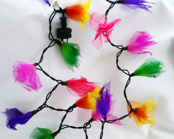 Multi Coloured Liladee Flower - fairy lights